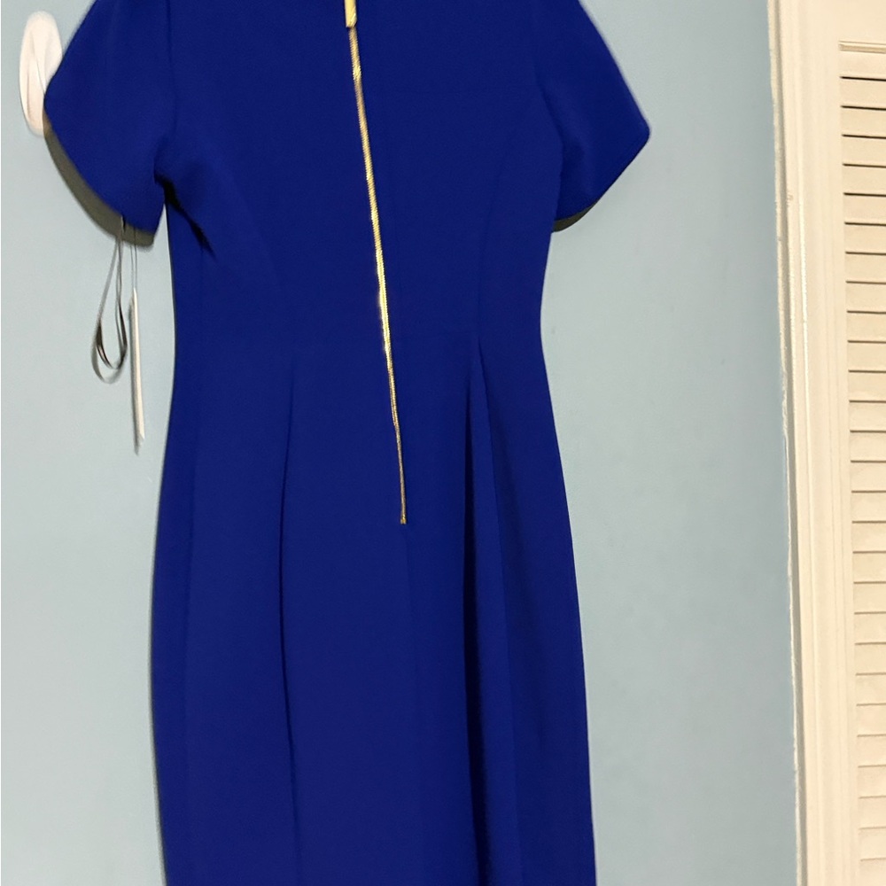 Calvin Klein Royal Blue Midi Dress - Picture 4 of 16